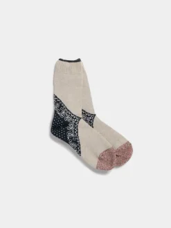 96 Yarns Heel Paisley Bandana Socks