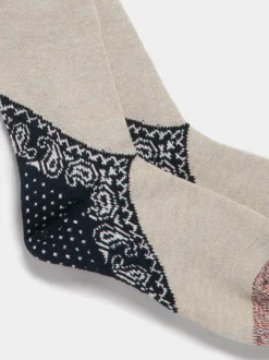 96 Yarns Heel Paisley Bandana Socks
