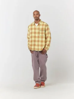Contrast Stitch Flannel