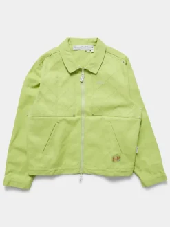 Diamond Stitch Harrington Jacket
