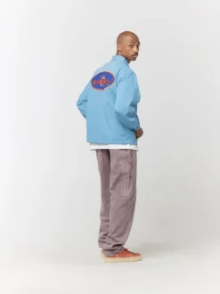 King Logo Twill Coaches Jacket