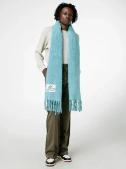 Overdyed Brushed Wool Scarf