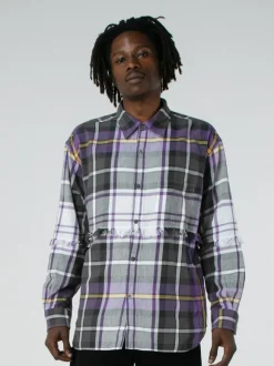 Purple Plaid Shirt